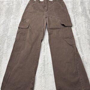 High-Rise Skinny Cargo Pants RE‎ generation Size 13/31 Color Mushroom
